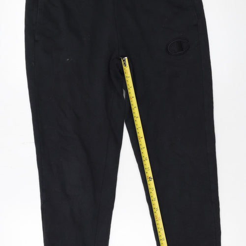 Champion Elite Men's Black Small Jogger Sweatpants 60% Cotton 40% Polyester