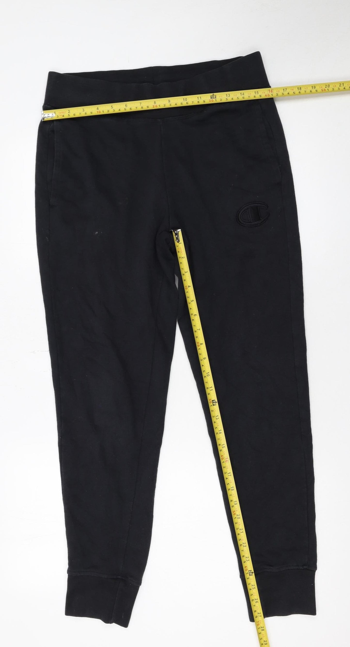 Champion Elite Men's Black Small Jogger Sweatpants 60% Cotton 40% Polyester