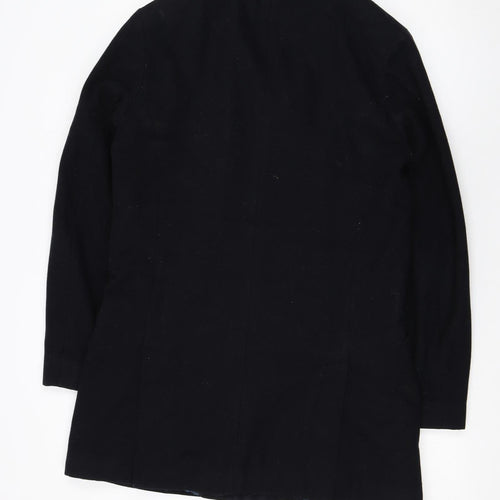 John Lewis Women’s Black Wool Blend Pea Coat Size S