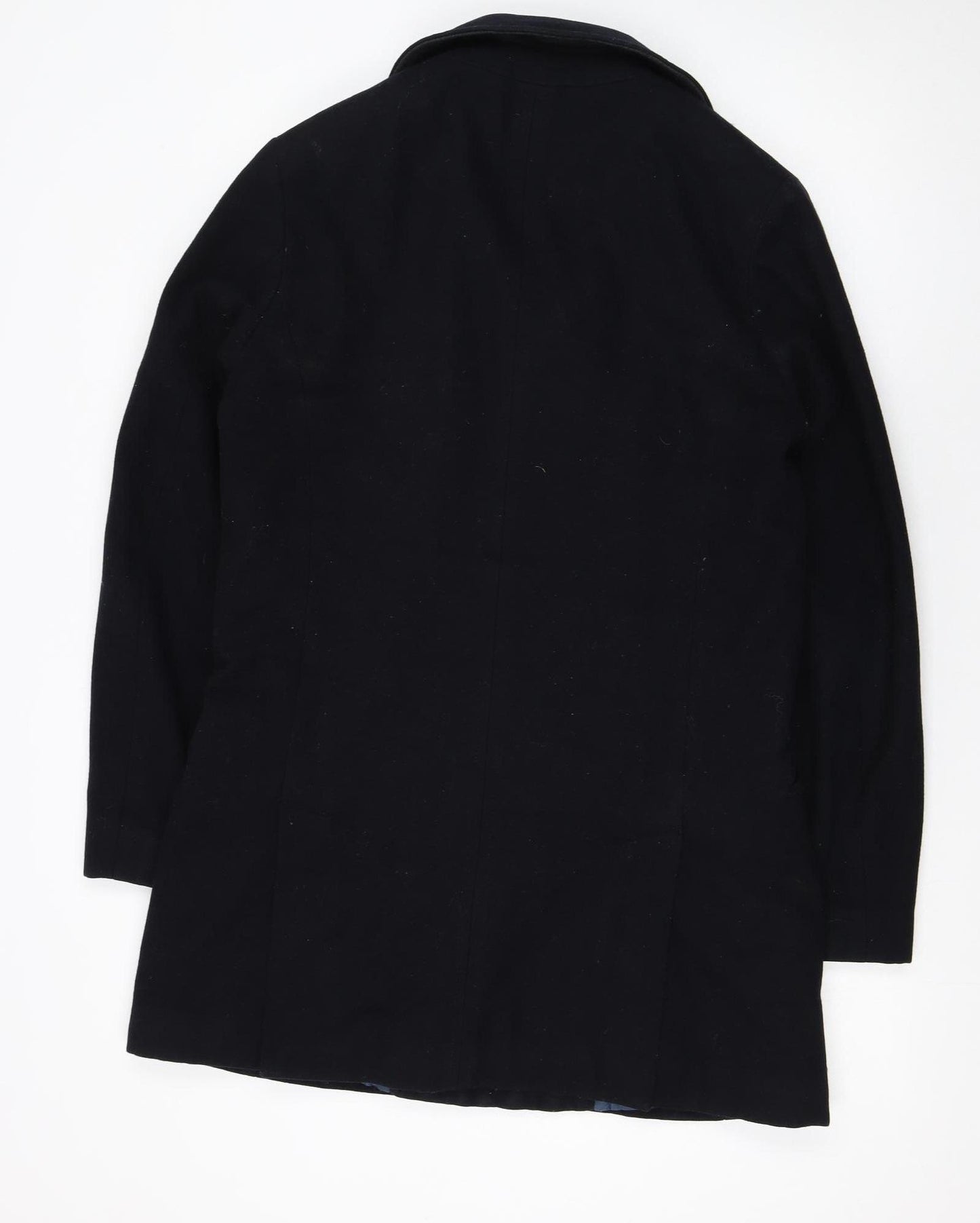 John Lewis Women’s Black Wool Blend Pea Coat Size S