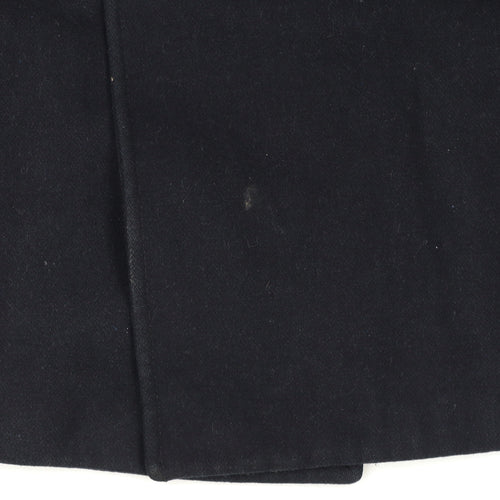 John Lewis Women’s Black Wool Blend Pea Coat Size S