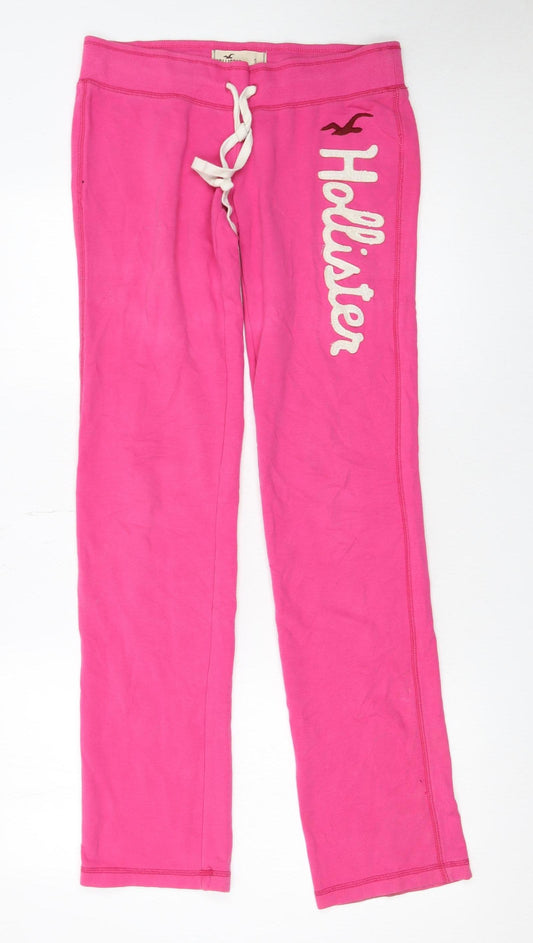 Hollister Women Pink So Cal Stretch Sweatpants Small Regular Fit