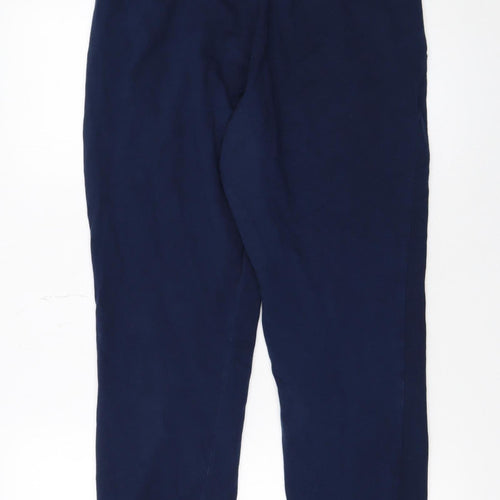 Reebok Women's Blue Jogger Sweatpants Size S Cotton Blend Tapered Fit