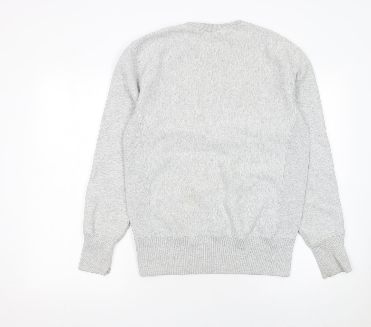 Champion Men's Grey Pullover Sweatshirt Small Crew Neck Fleece