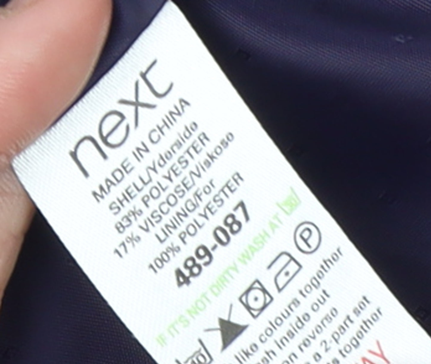 Next Women’s Grey Checked Single-Breasted Blazer Jacket Size 14