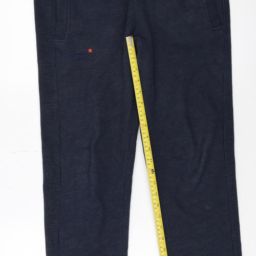 Superdry Men's Blue Slim Fit Joggers Size S