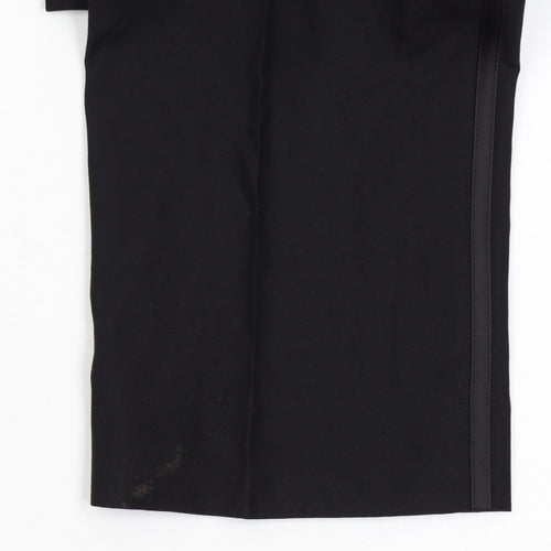 Next Men's Black Dress Pants 38W 31L Straight Leg Formal Trousers