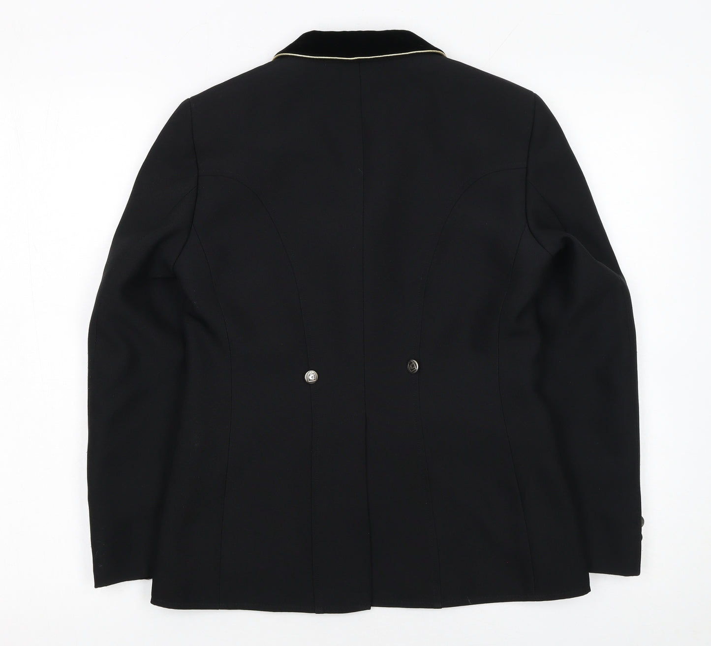 Cavallo Boys Black Polyester Four-Button Equestrian Blazer 11 Years