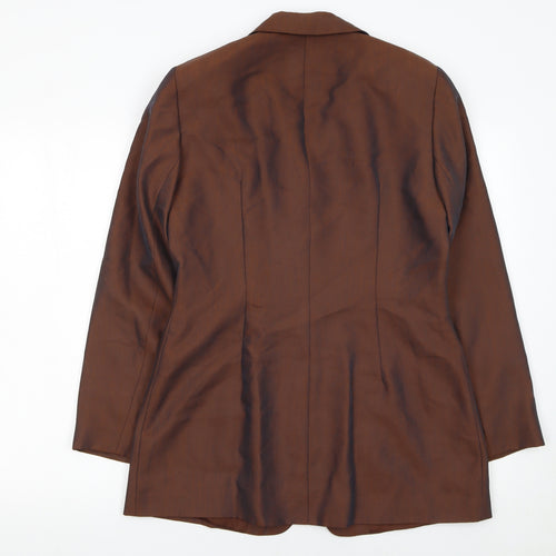 Wallis Women’s Brown Size 12 Single-Breasted Blazer Jacket