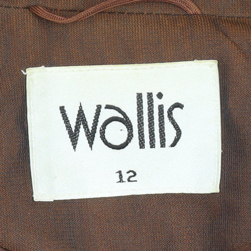 Wallis Women’s Brown Size 12 Single-Breasted Blazer Jacket