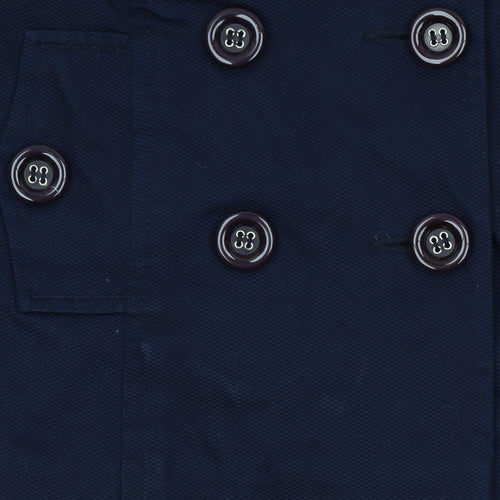 Principles by Ben de Lisi Women's Blue Size 12 Double-Breasted Blazer