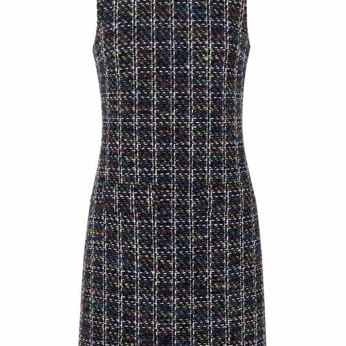 Paper Dolls Women’s Multicoloured Tweed Shift Dress Size 10 Sleeveless