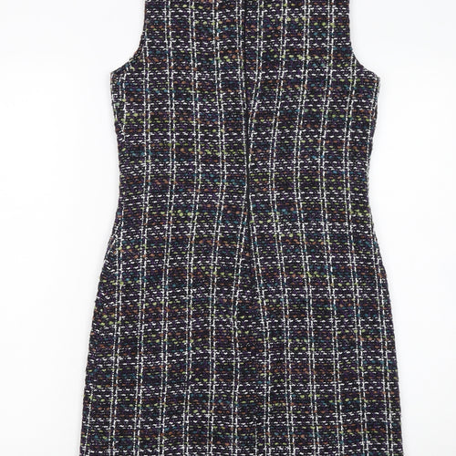 Paper Dolls Women’s Multicoloured Tweed Shift Dress Size 10 Sleeveless