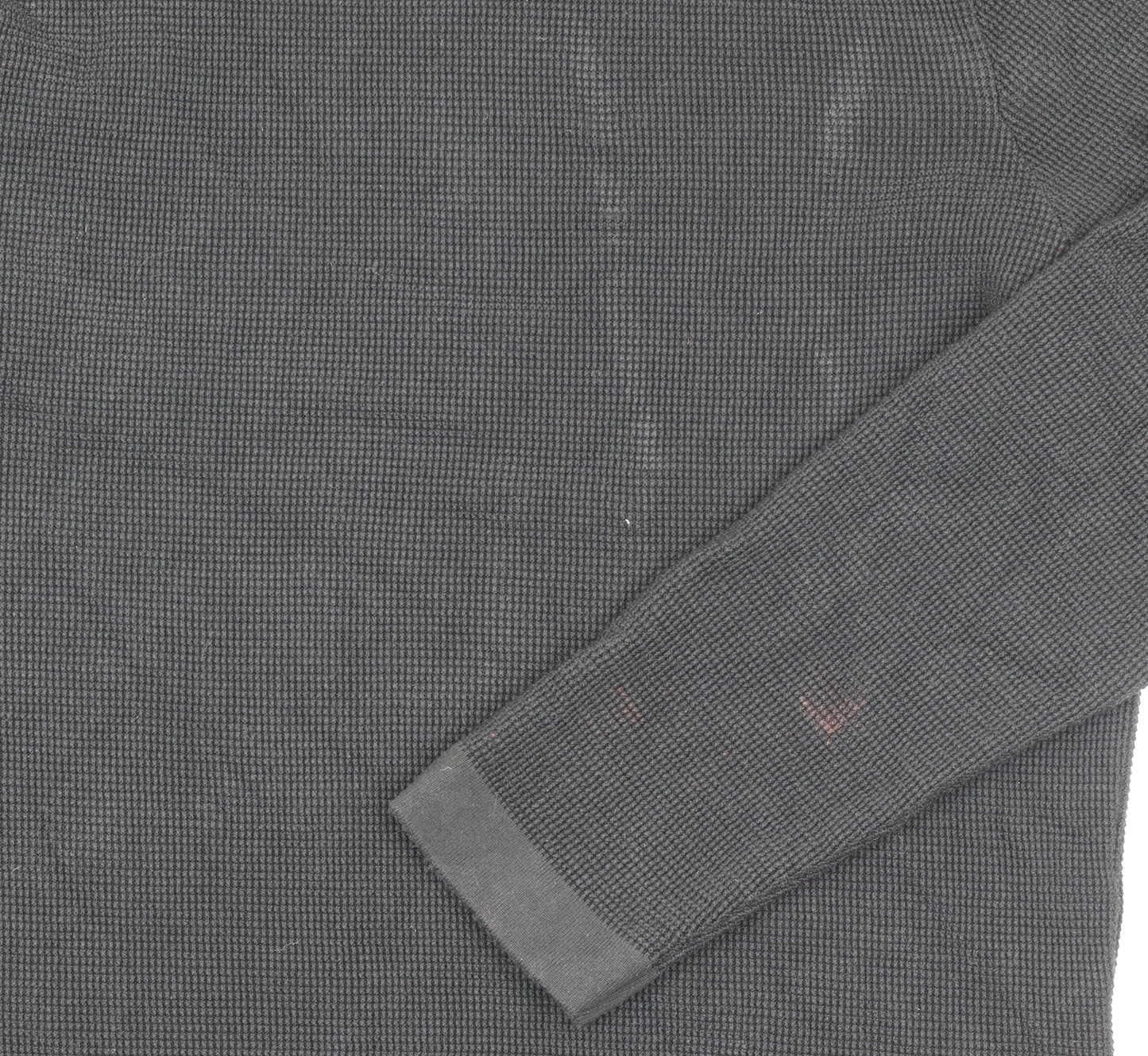 Marks and Spencer Men’s Black Waffle Knit Cotton Modal Mock Neck Jumper M