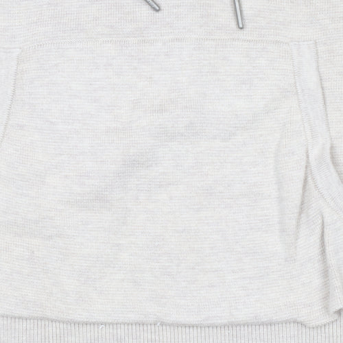 Jack Wills Womens Beige Hooded Pullover Jumper Size 14