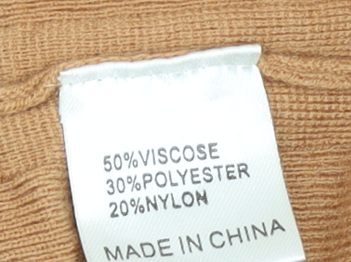 Petal + Pup Women's Beige Square Neck Slim Knit Pullover Jumper S