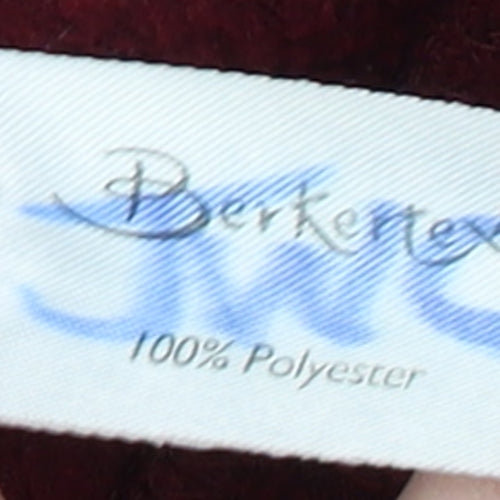 Berkertex Men's Red Fleece Full Zip Jacket Size L