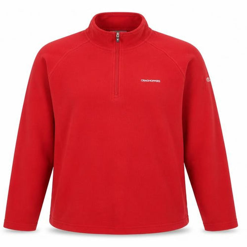 Craghoppers Women Red Fleece 1/2 Zip Pullover Sweatshirt UK 16