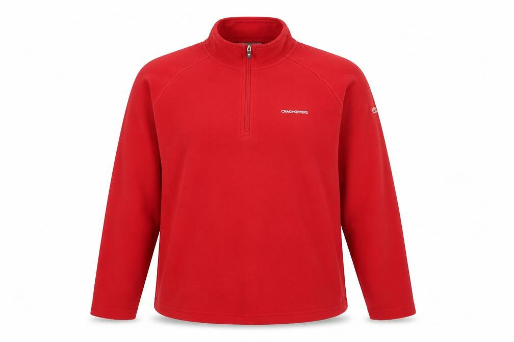 Craghoppers Women Red Fleece 1/2 Zip Pullover Sweatshirt UK 16