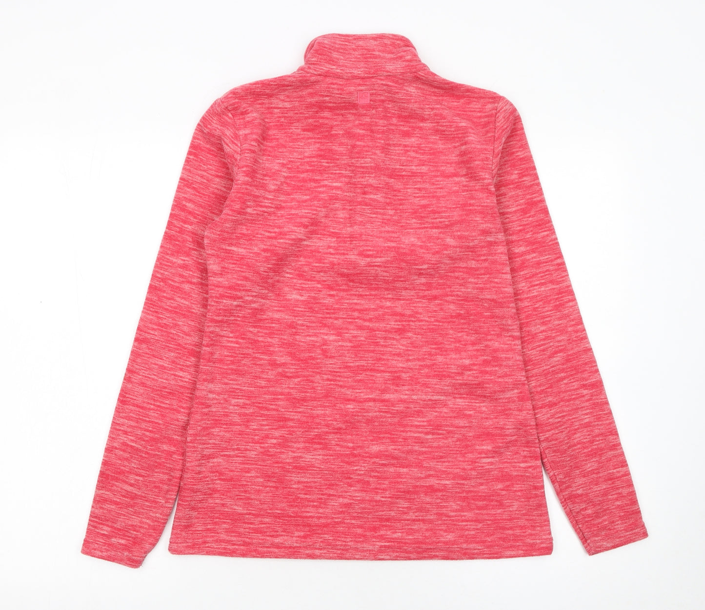 Mountain Warehouse Womens Red 1/4 Zip Fleece Pullover UK 8