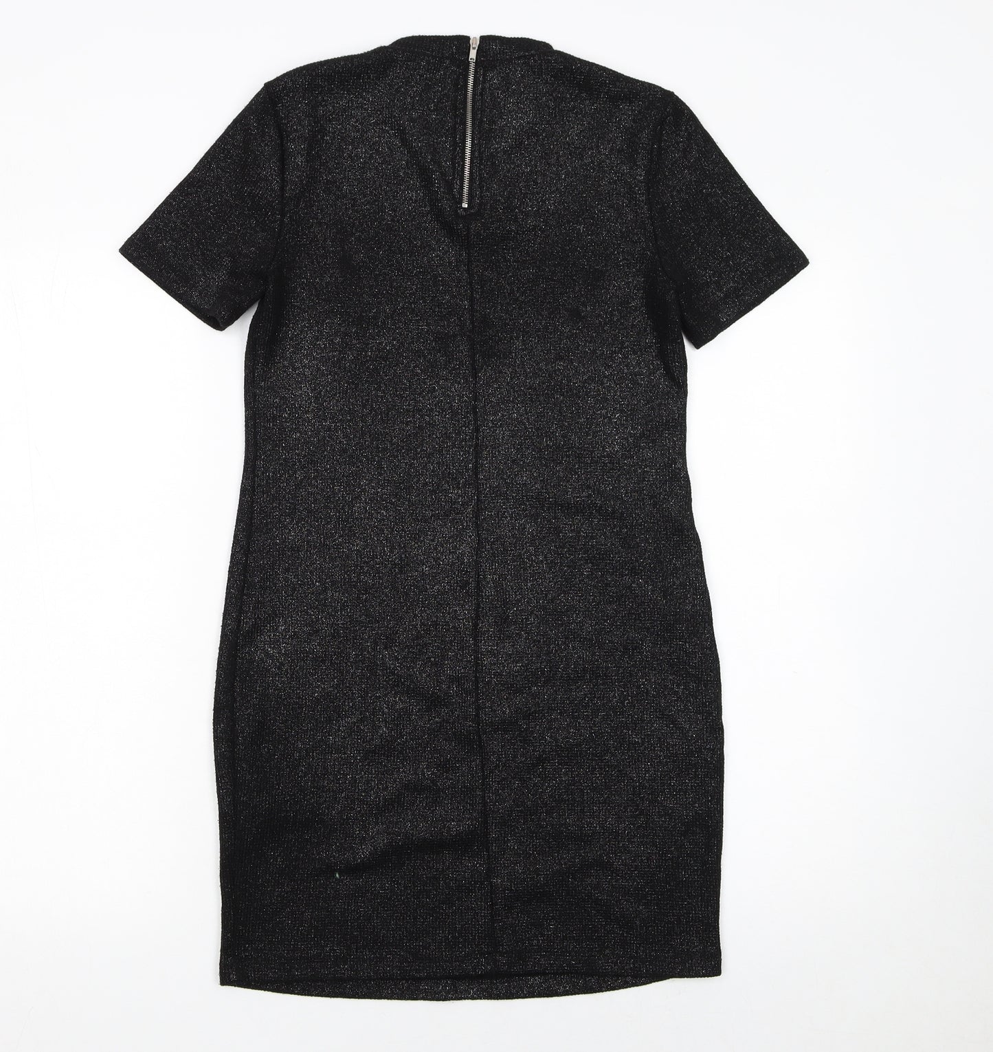 Forever 21 Women Black Small Bodycon Knee Length Party Dress