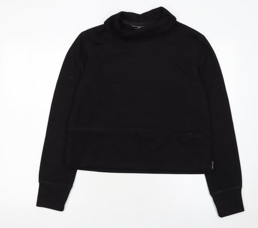 Regatta Women's Black Size 10 Cowl Neck Pullover Sweatshirt