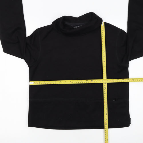 Regatta Women's Black Size 10 Cowl Neck Pullover Sweatshirt