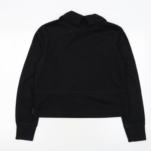 Regatta Women's Black Size 10 Cowl Neck Pullover Sweatshirt