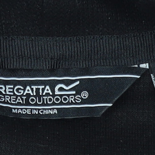 Regatta Women's Black Size 10 Cowl Neck Pullover Sweatshirt
