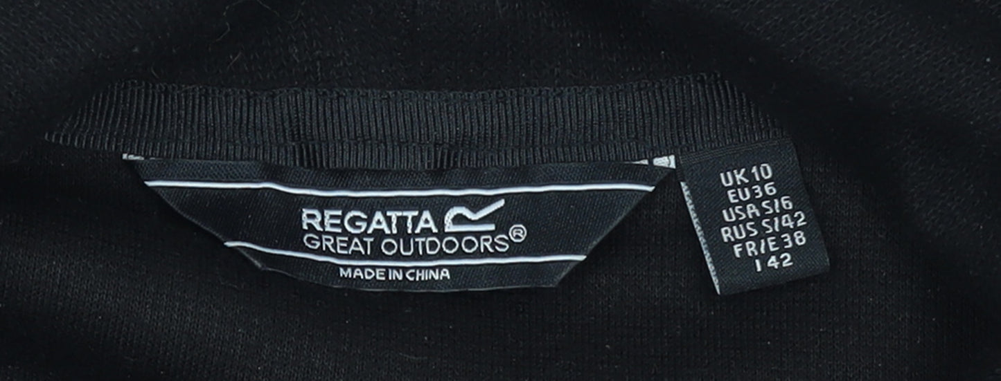 Regatta Women's Black Size 10 Cowl Neck Pullover Sweatshirt