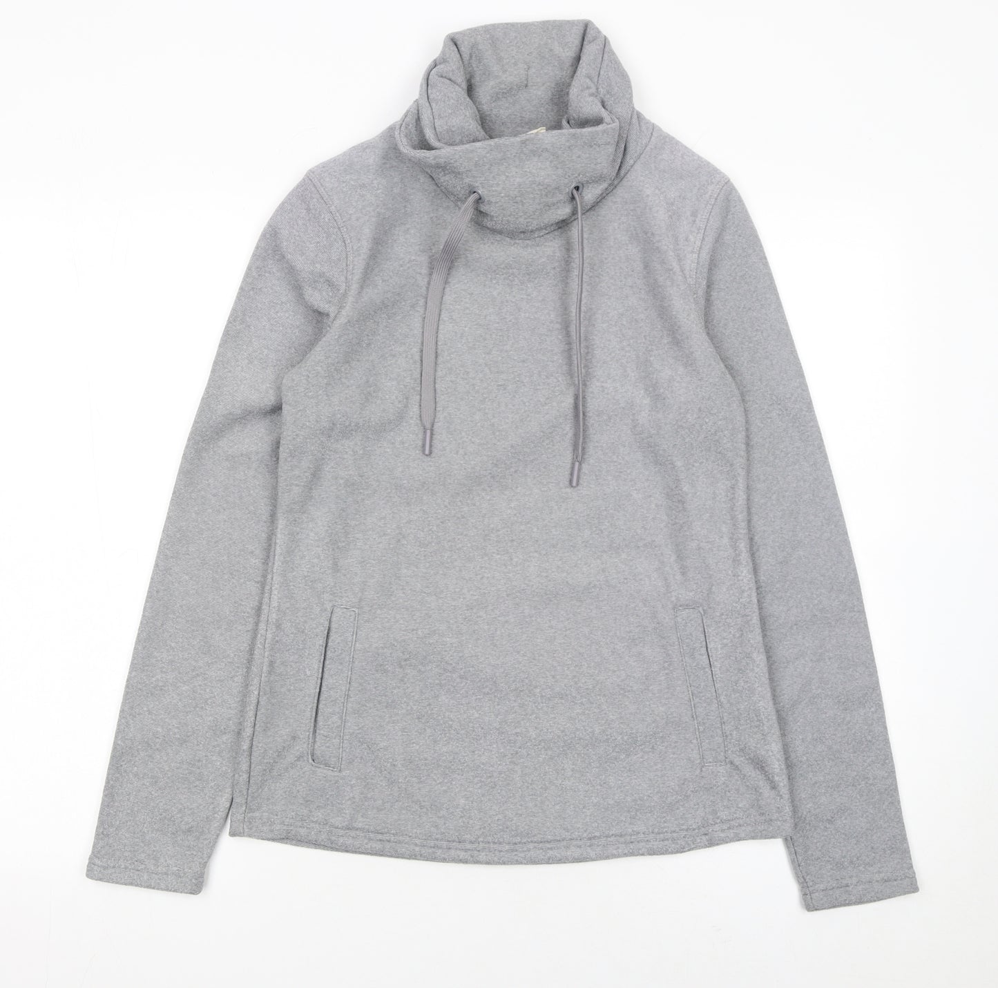 Mountain Warehouse Women Grey Size 16 Cowl Neck Pullover Sweatshirt