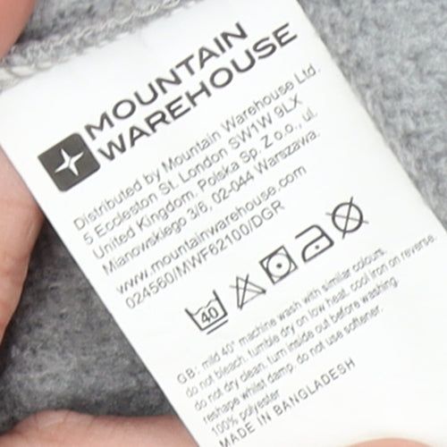 Mountain Warehouse Women Grey Size 16 Cowl Neck Pullover Sweatshirt
