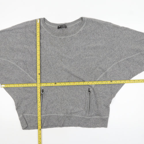 Marks and Spencer Women's Grey 3/4 Sleeve Knit Jumper Size 14