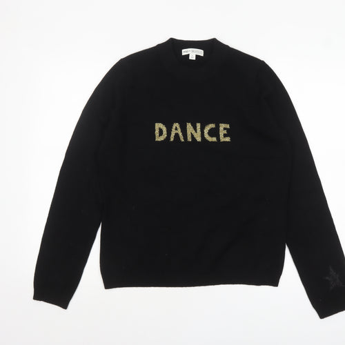 Marks and Spencer Women’s Black Cashmere Dance Pullover Jumper M