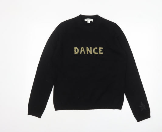 Marks and Spencer Women’s Black Cashmere Dance Pullover Jumper M