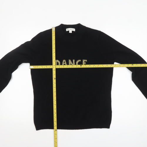 Marks and Spencer Women’s Black Cashmere Dance Pullover Jumper M