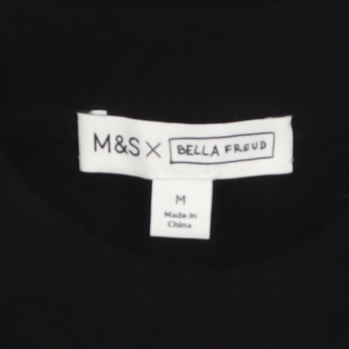 Marks and Spencer Women’s Black Cashmere Dance Pullover Jumper M