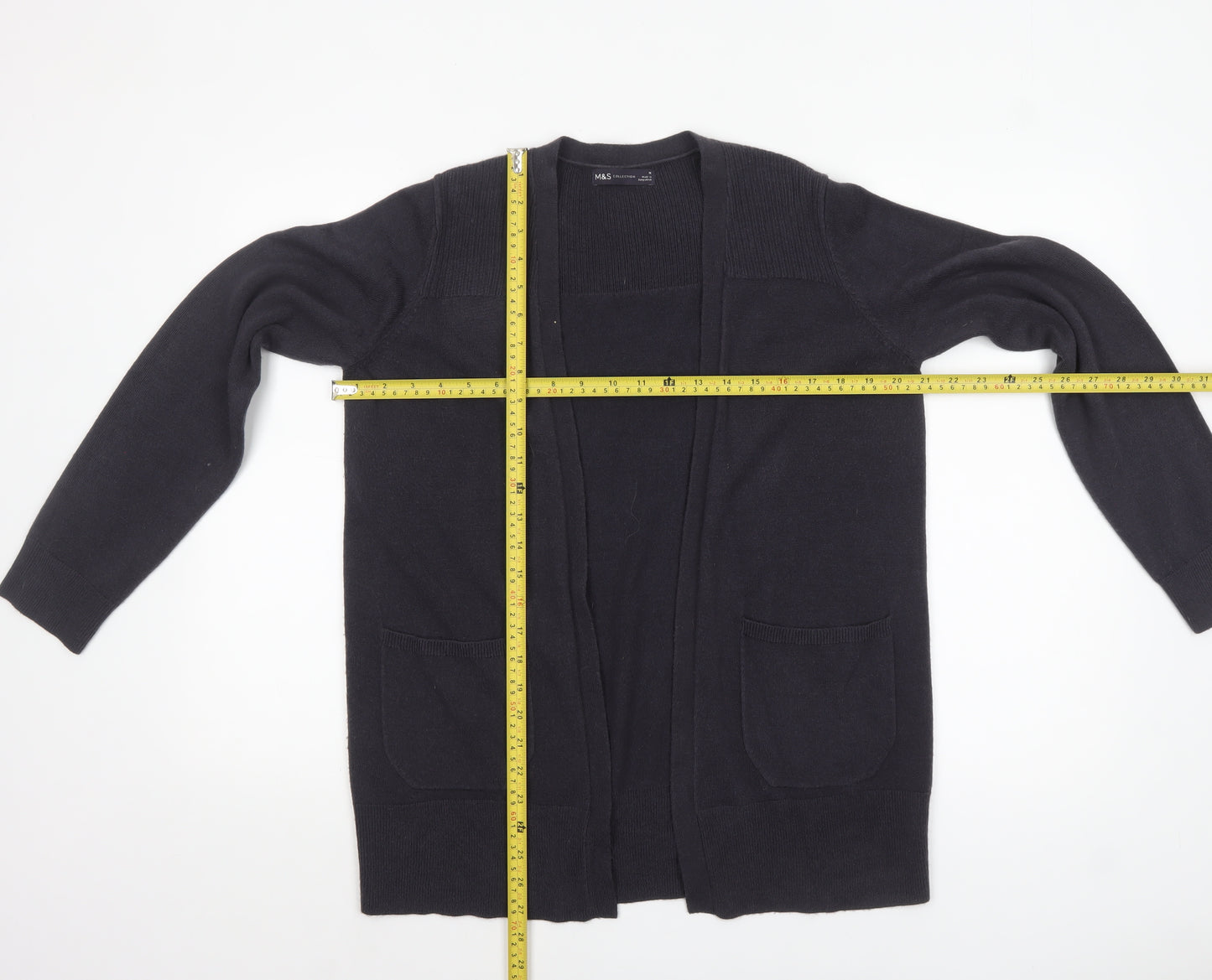 Marks and Spencer Women’s Black Knit Long Sleeve Cardigan M
