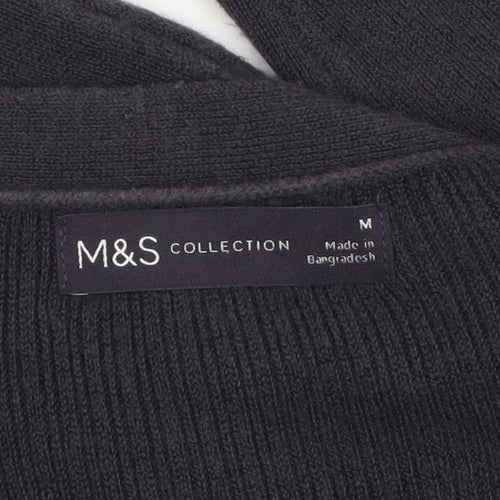Marks and Spencer Women’s Black Knit Long Sleeve Cardigan M