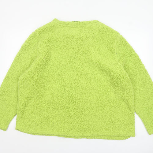 The Grinch Womens Green Fleece Pyjama Top 2XL Plus Size Winter