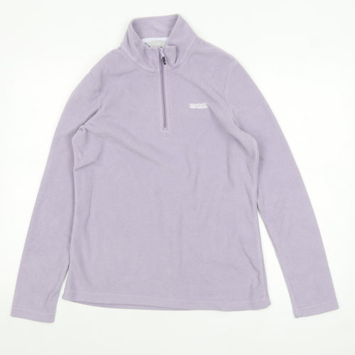 Regatta Great Outdoors Women’s Lilac 1/2 Zip Fleece Sweatshirt UK 10