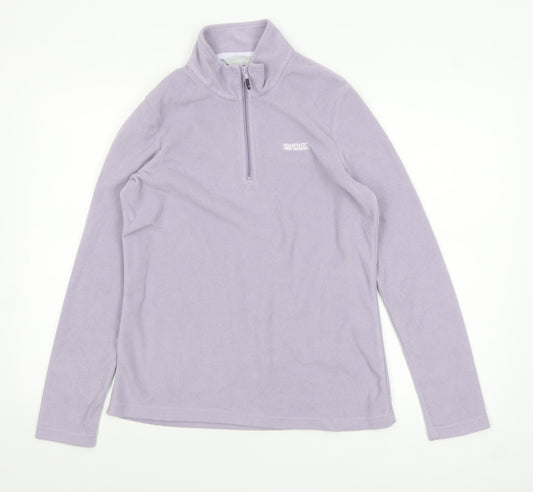 Regatta Great Outdoors Women’s Lilac 1/2 Zip Fleece Sweatshirt UK 10