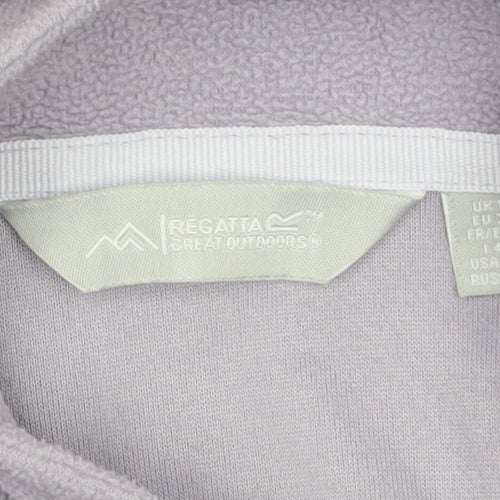 Regatta Great Outdoors Women’s Lilac 1/2 Zip Fleece Sweatshirt UK 10