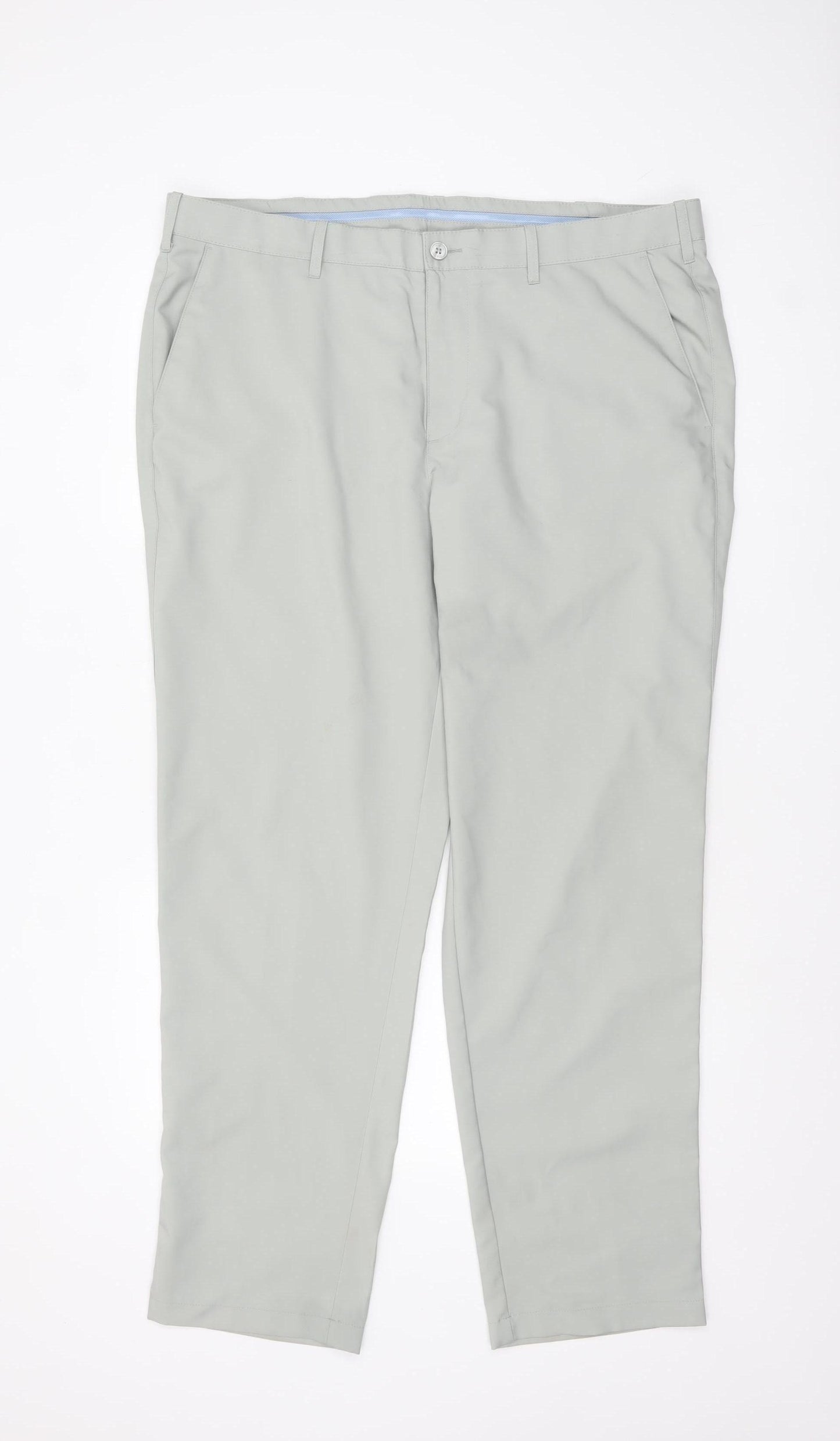 PING Mens Grey SensorCool Chino Trousers Size L W40 L31