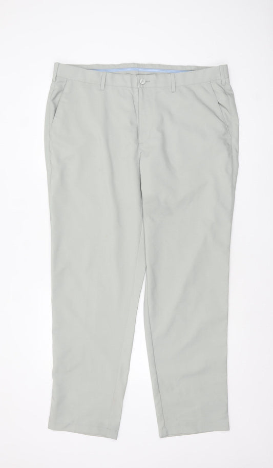 PING Mens Grey SensorCool Chino Trousers Size L W40 L31
