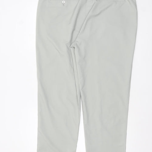 PING Mens Grey SensorCool Chino Trousers Size L W40 L31