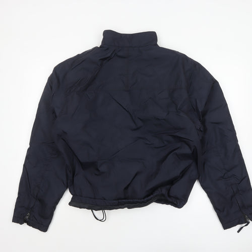 DKNY Jeans Men Blue L Puffer Jacket Nylon Winter Zip Up