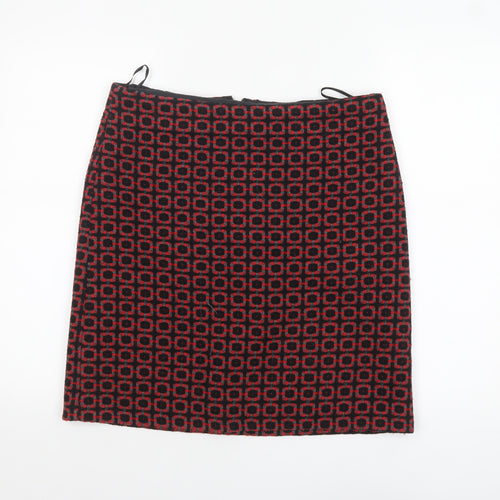 Marks and Spencer Women’s Multicoloured Size 12 Tweed Pencil Skirt