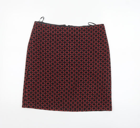 Marks and Spencer Women’s Multicoloured Size 12 Tweed Pencil Skirt