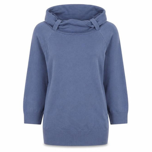 Marks and Spencer Women’s Blue Cowl Neck Knit Jumper Size 14